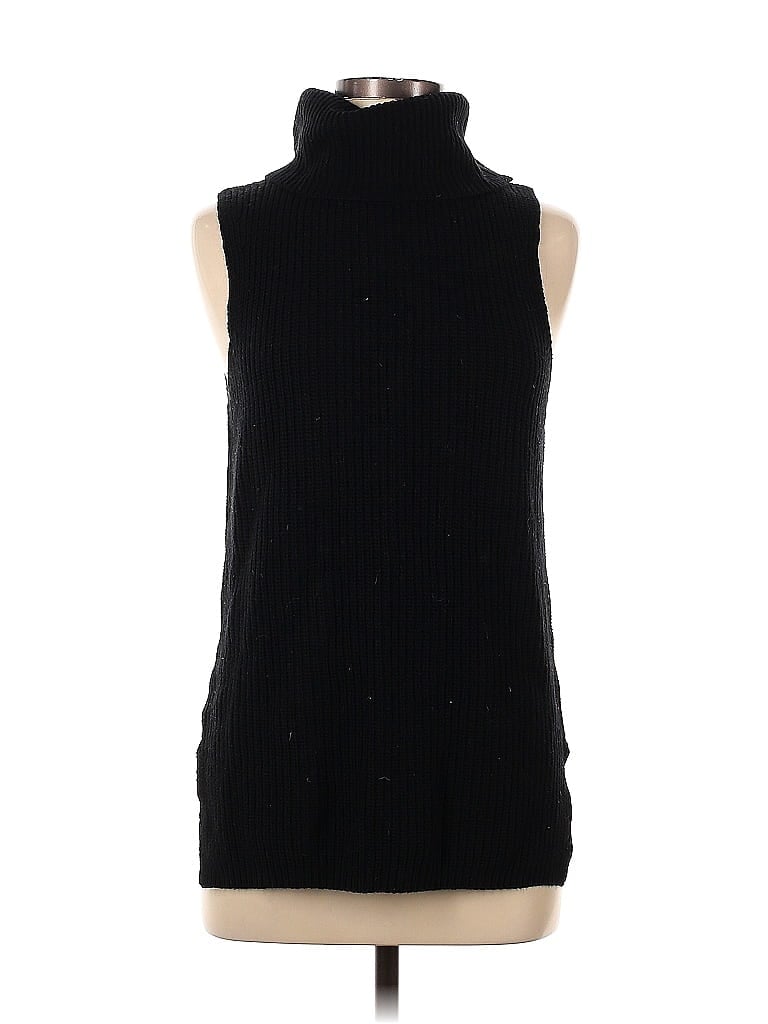 Central Park West Polka Dots Black Turtleneck Sweater Size M - 79% off ...