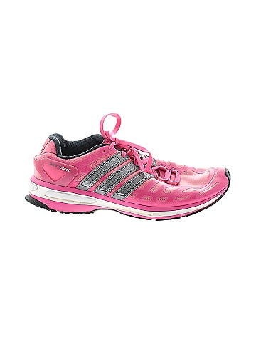 pink adidas shoes size 8