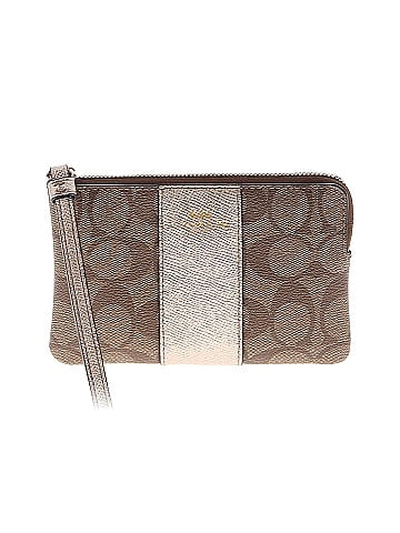 Coach gold online wristlet