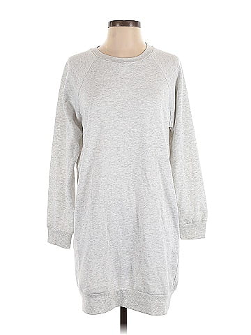Kyodan Color Block Marled Gray White Casual Dress Size S - 56% off