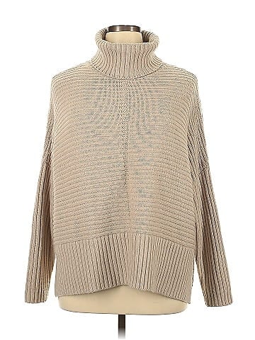 Tan on sale turtleneck sweater