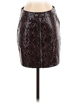 Shinestar Faux Leather Skirt (view 1)