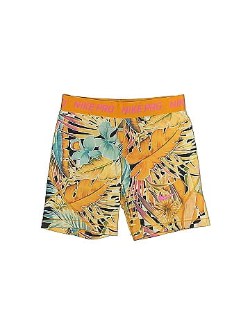 Nike pro best sale tropical shorts