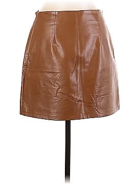 NAANAA Faux Leather Skirt (view 2)
