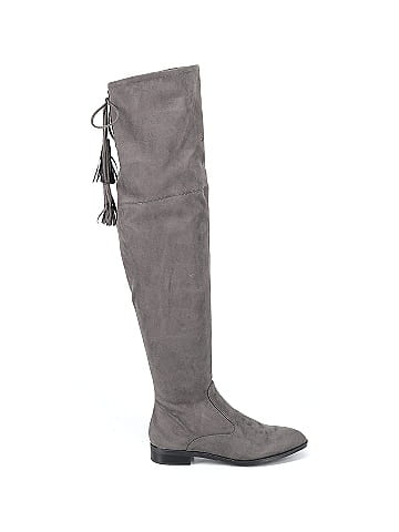 Marc fisher gray on sale boots