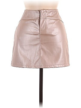 More To Come Faux Leather Skirt (view 1)