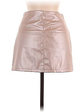 More To Come Faux Leather Skirt (view 2)
