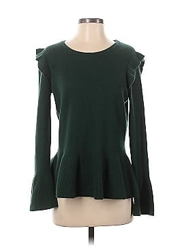 Qi Cashmere Pullover Sweater (view 1)