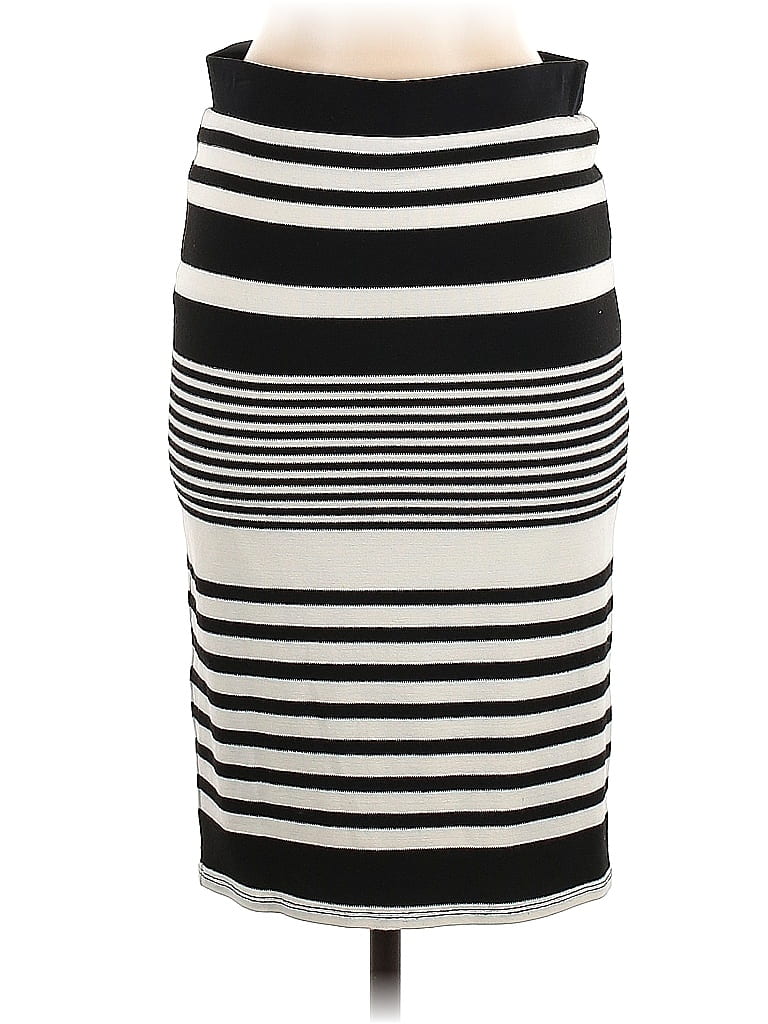 Trina Turk Stripes Black Casual Skirt Size S - photo 1