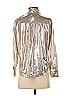 Anthropologie Silver Long Sleeve Blouse Size XS - photo 2