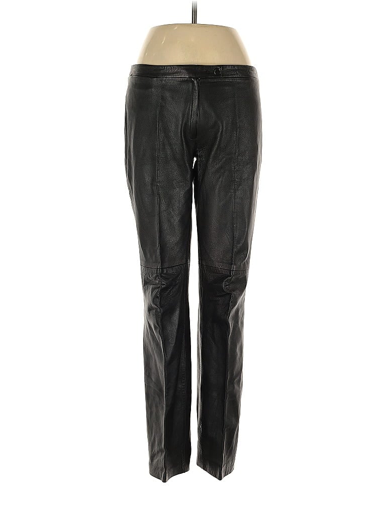 BCBGMAXAZRIA 100% Nylon Solid Black Faux Leather Pants Size 8 - 84% off ...