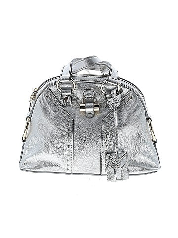 Yves saint discount laurent silver bag