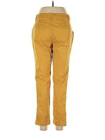 Gap Solid Yellow Gold Khakis Size 6 - 70% off