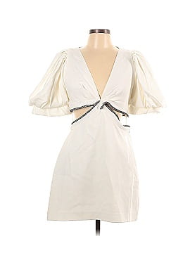 A.L.C. $595 White Embellished Cutout Cocktail Dress (view 1)