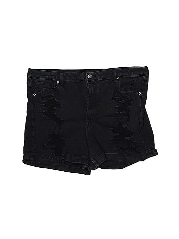 Ladies denim shorts size clearance 20