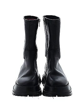 Burberry Leather Moto Boots (view 2)