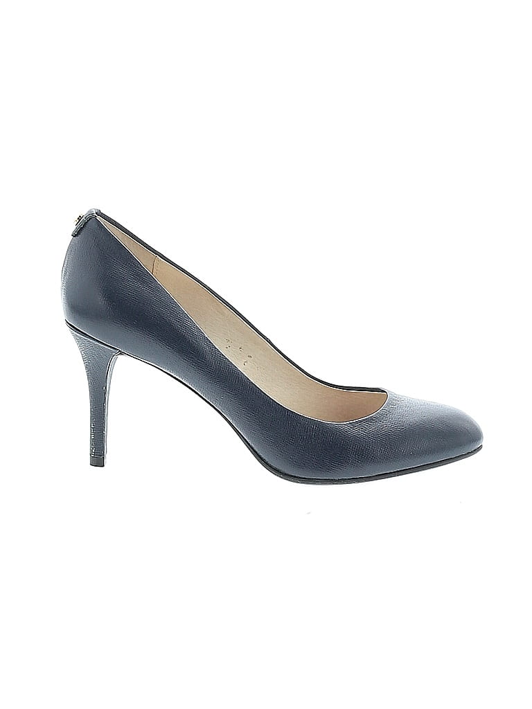 michael kors navy blue heels