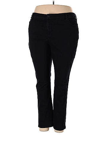 Chico's Polka Dots Black Jeans Size XXL (4) - 75% off