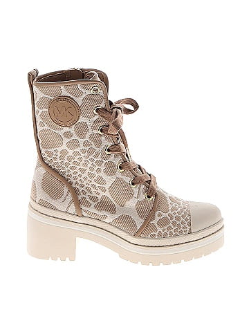michael kors tan ankle boots