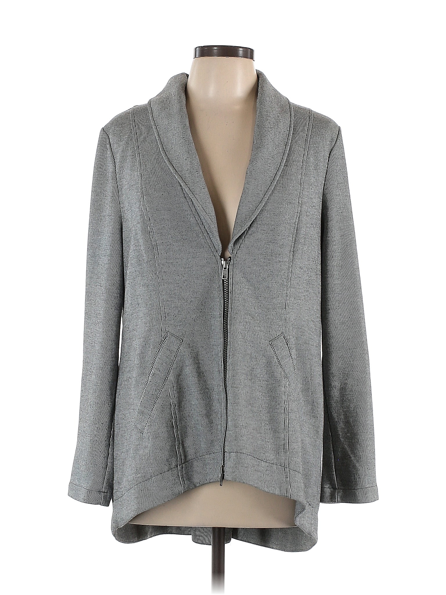 CAbi Gray Jacket Size L - 71% off | ThredUp