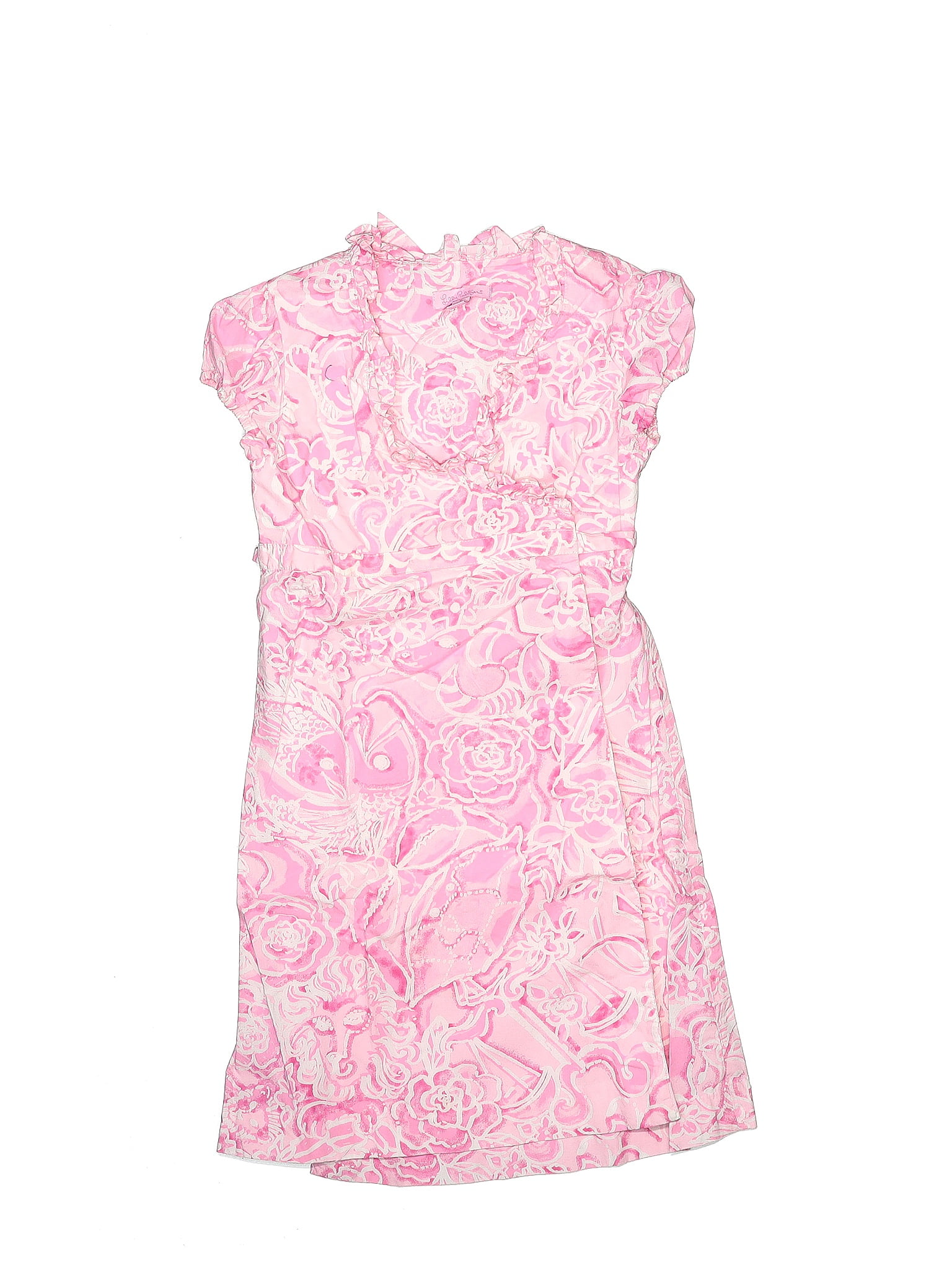 Lilly Pulitzer 100 Cotton Pink Dress Size 8 65 Off Thredup