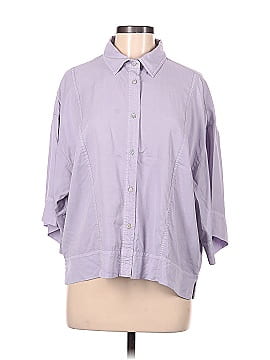 Parfois Long Sleeve Button-Down Shirt (view 1)