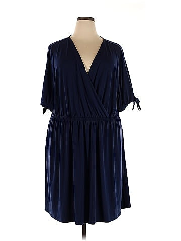 Lane bryant outlet navy blue dress