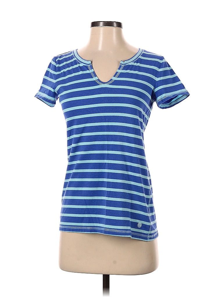 T by Talbots Stripes Blue Short Sleeve T-Shirt Size XS - 74% off | ThredUp