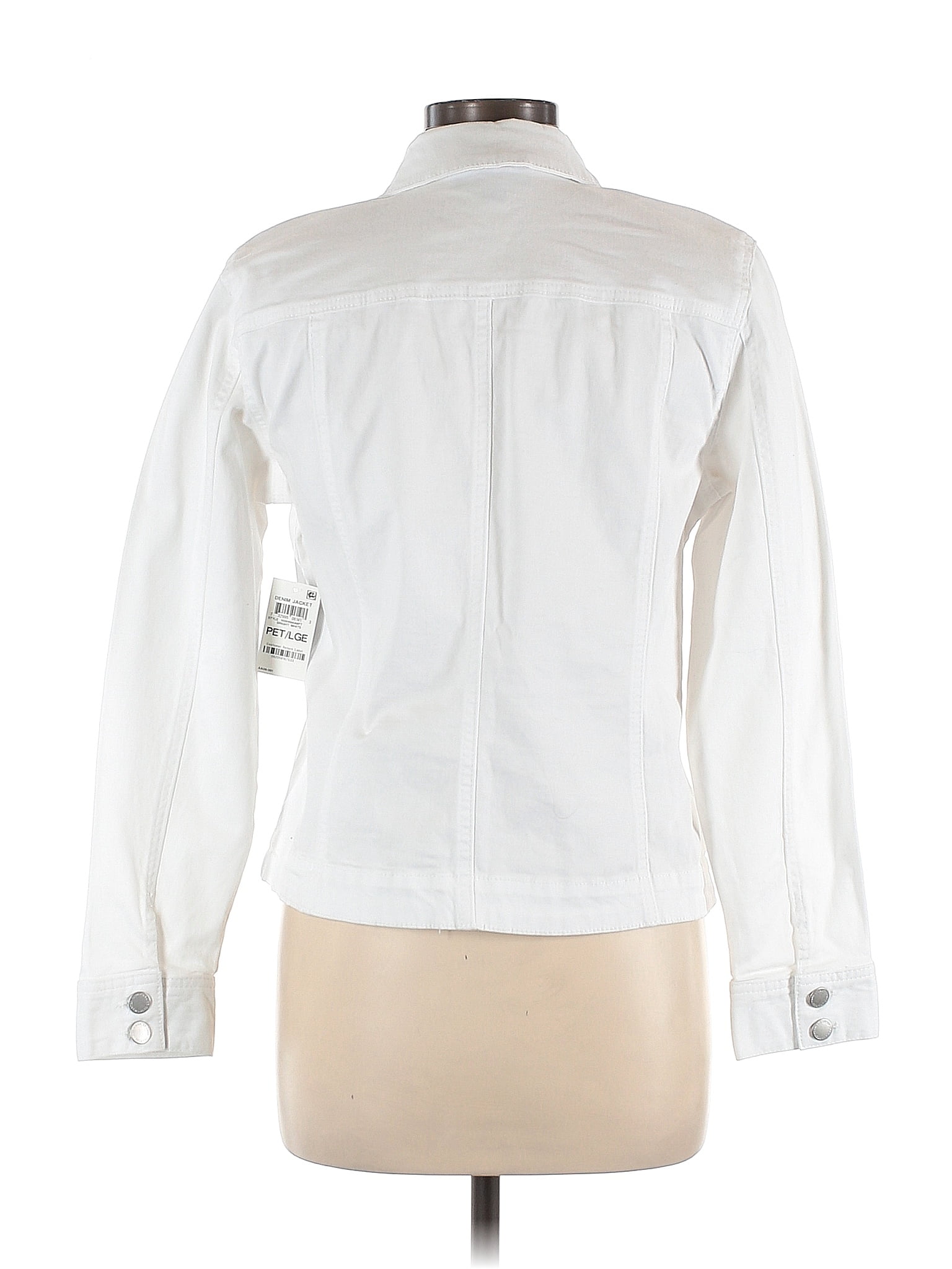 charter club white denim jacket