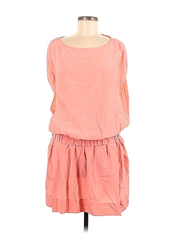 Diane von Furstenberg 100% Silk Pink Casual Dress Size 6 - 80% off