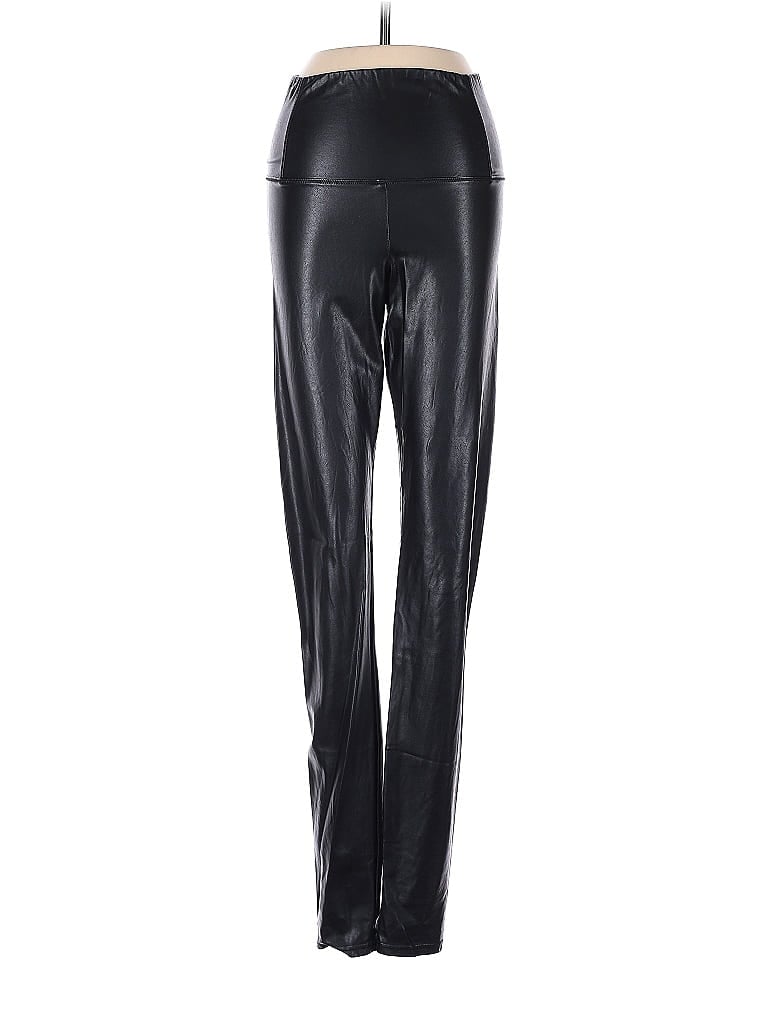 Pre-owned Wilfred Free Faux Leather Pants In Black