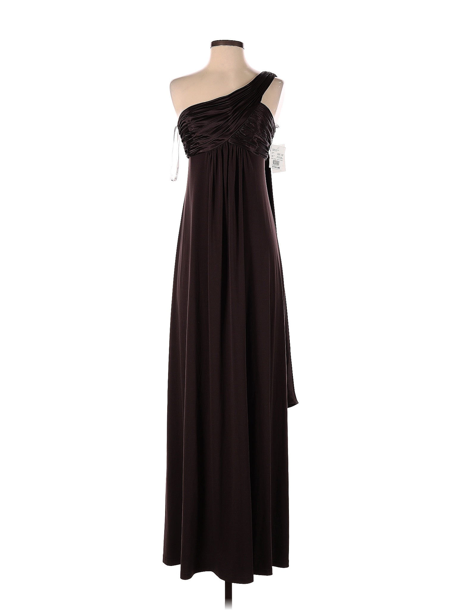 david-s-bridal-100-polyester-brown-cocktail-dress-size-4-73-off