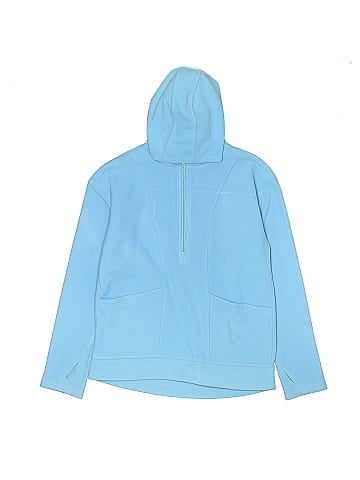 all in motion 100% Polyester Blue Fleece Jacket Size L (Youth) - 54% off