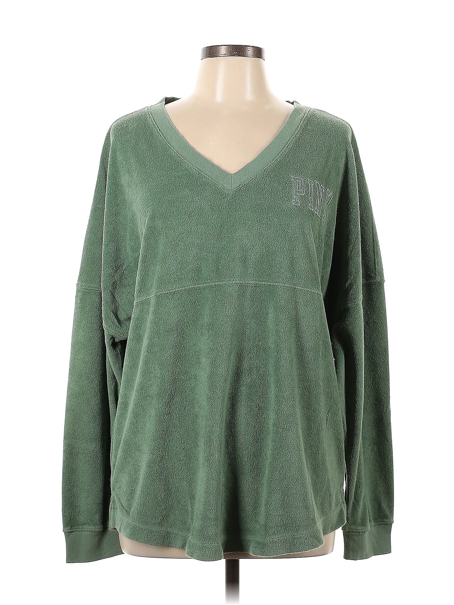 Sweat-shirt Victoria's Secret - Taille XS/TP (petite), Couleur Vert, Occasion Très Bon état