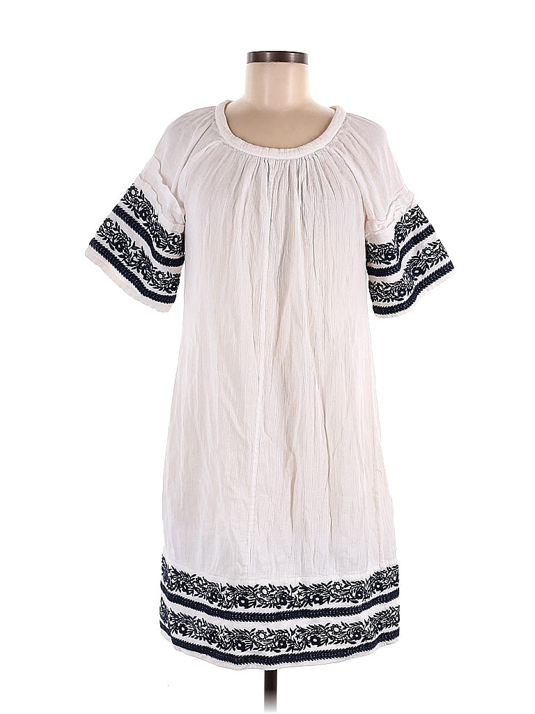 eShakti White Casual Dress Size M - photo 1