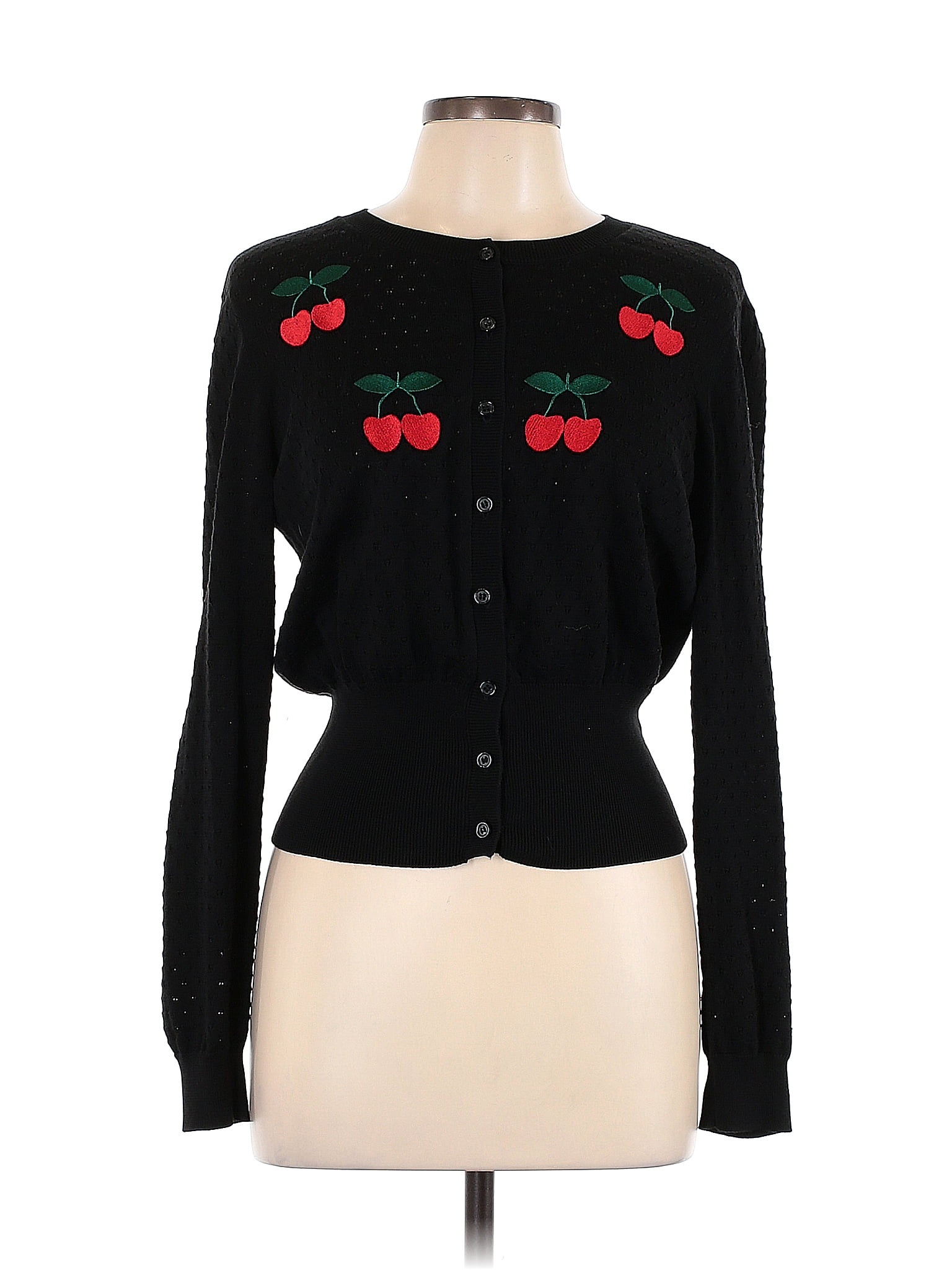 Mod Cardigans ModCloth Black Cardigan Size L - 65% off | ThredUp