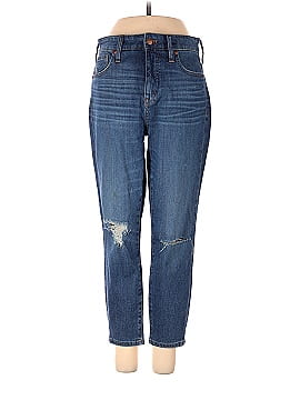 Madewell Petite Curvy High-Rise Skinny Crop Jeans in Delmar Wash: Eco Edition (view 1)