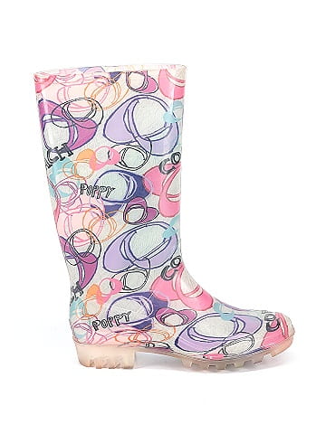 Coach purple 2025 rain boots