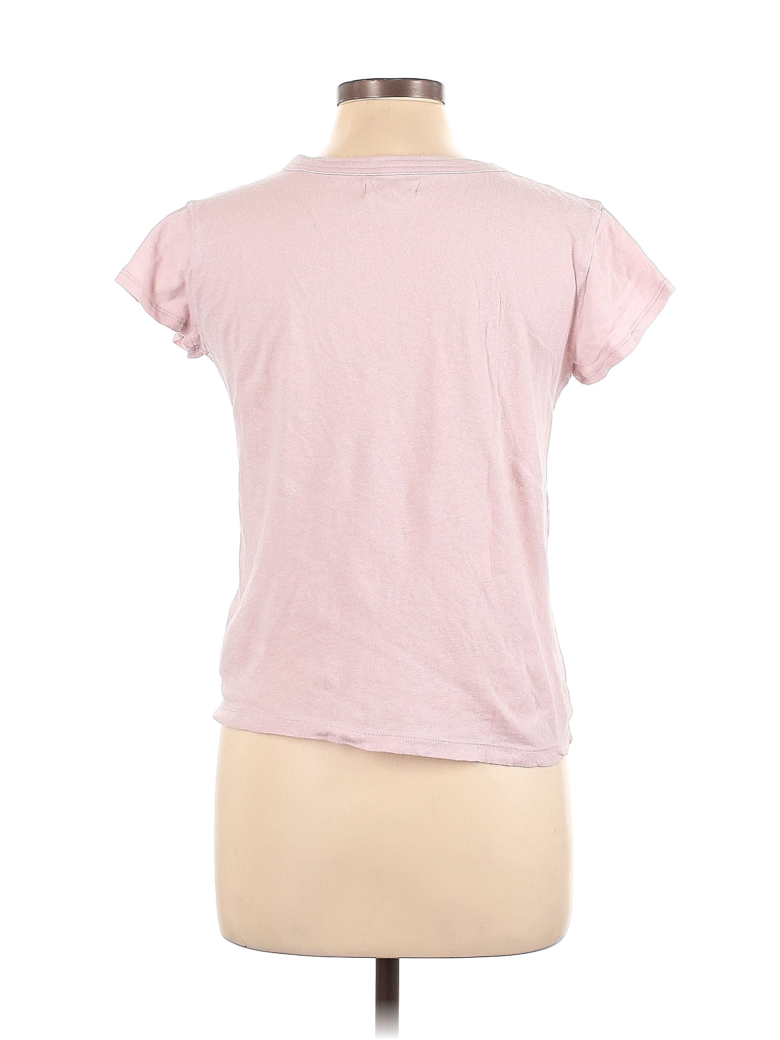 Lucky Brand 100% Cotton Pink Short Sleeve Top Size S - 70% off