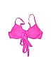 Unbranded Solid Pink Swimsuit Top Size S - photo 1