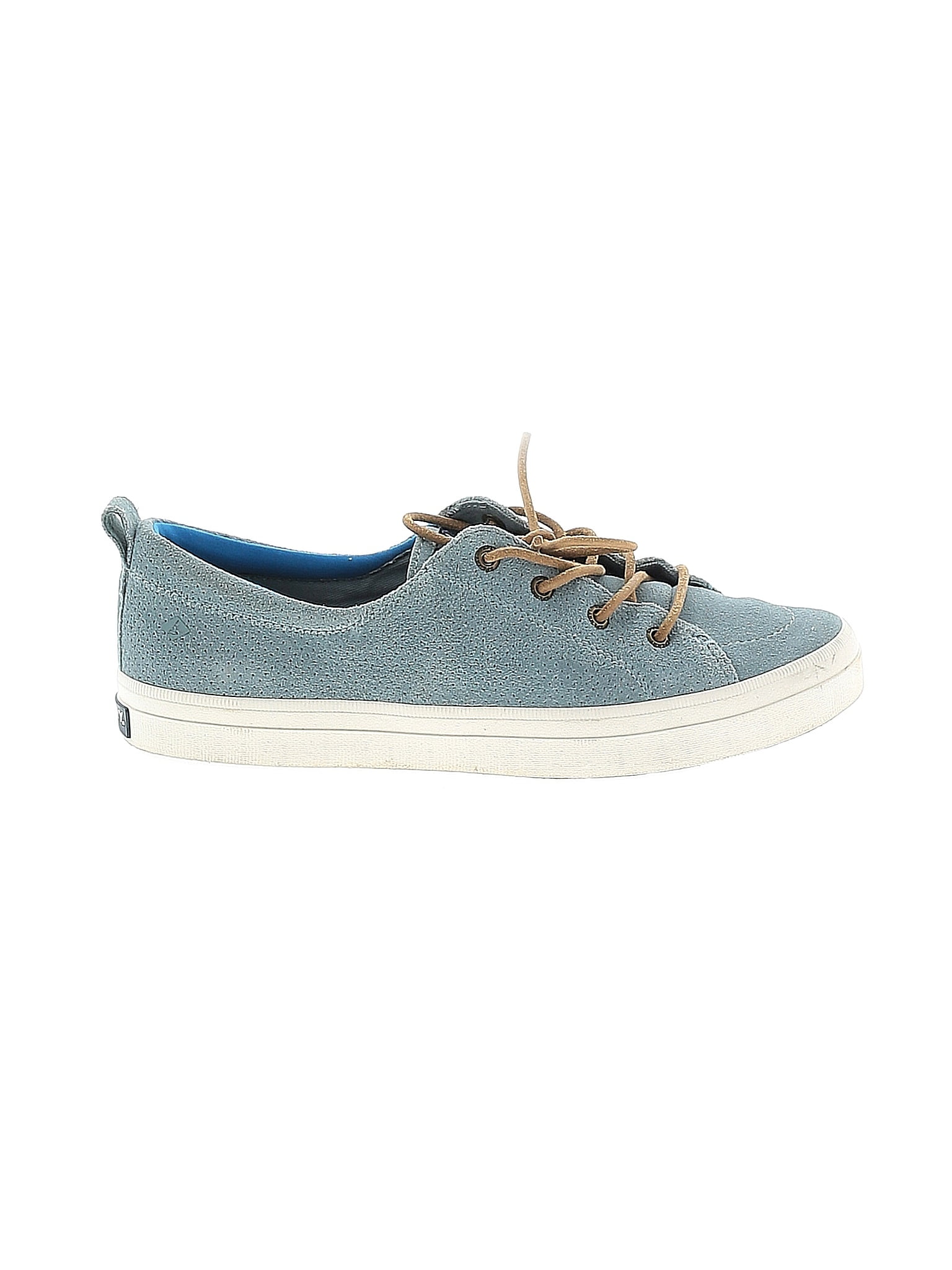 Chaussures Bateau Sperry Top-Sider Femme - Bleu - Taille 7.5 M - Toile - Occasion Bon état