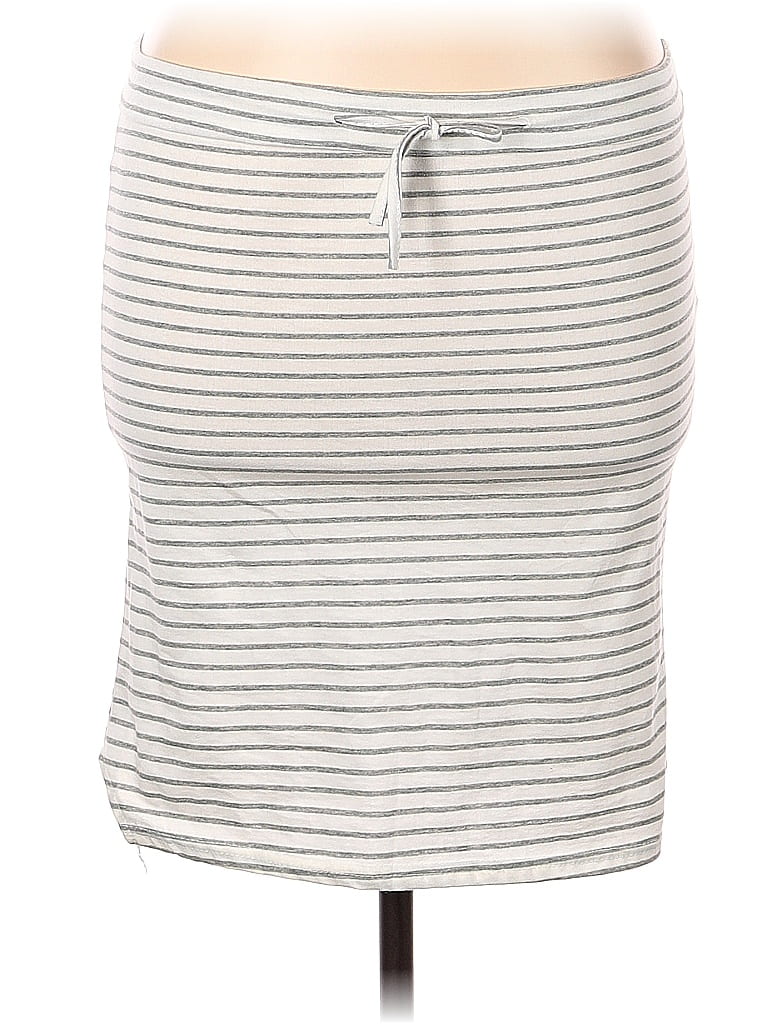 Pre-owned Unbranded Casual Skirt In Gray