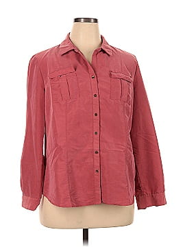 Roz & Ali Long Sleeve Button-Down Shirt (view 1)