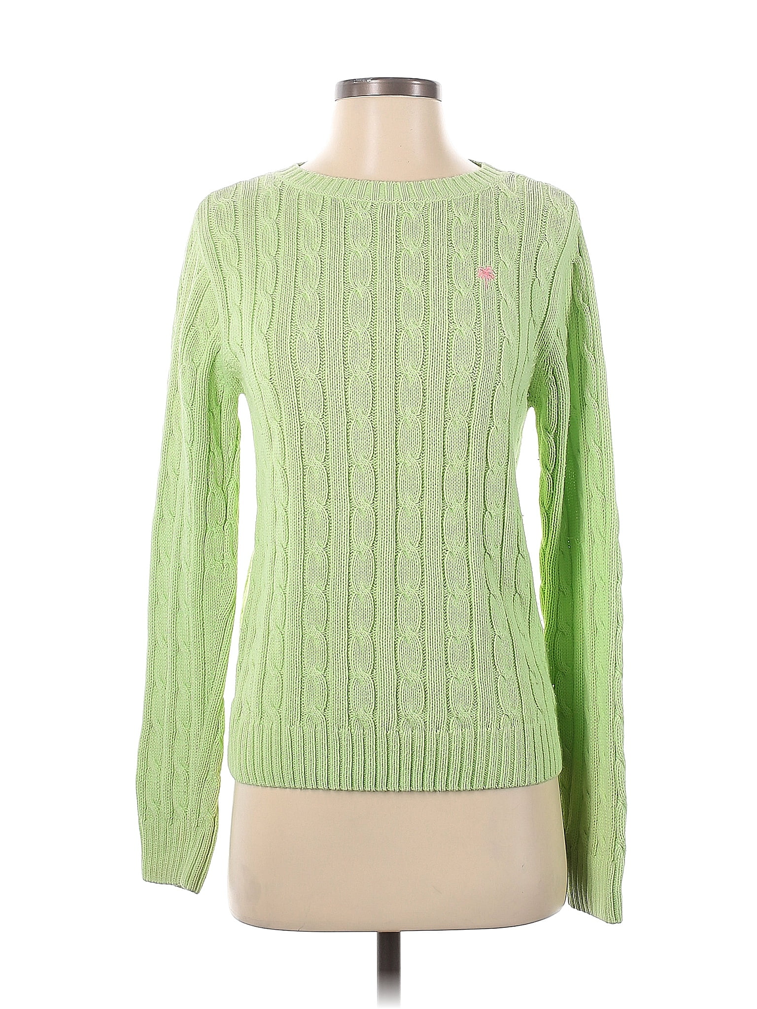 Lilly Pulitzer 100 Cotton Color Block Solid Green Pullover Sweater Size Xs 70 Off Thredup 9750