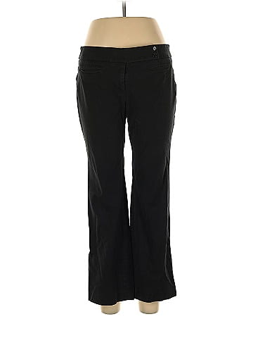 Ann Taylor LOFT Black Khakis Size 12 (Petite) - 73% off