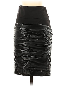 Rinascimento Faux Leather Skirt (view 1)