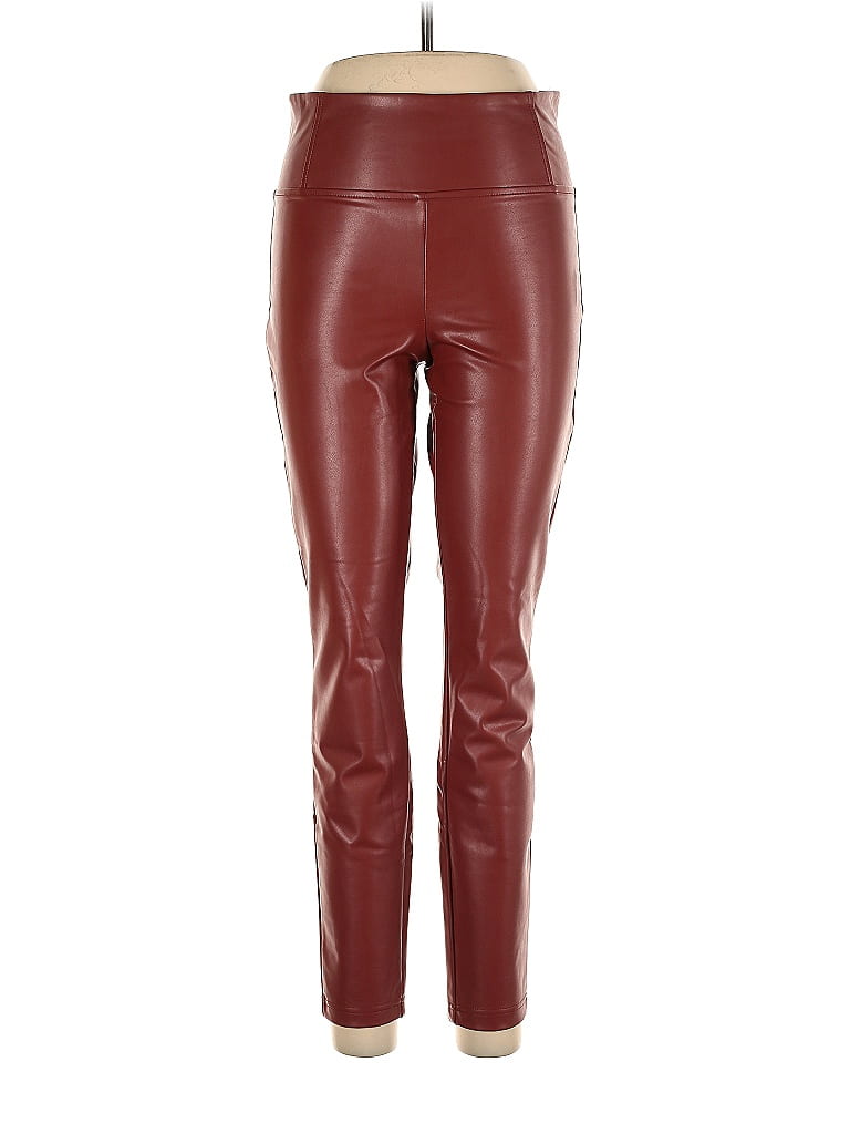 Laundry by Shelli Segal 100 Polyurethane Solid Maroon Burgundy Faux