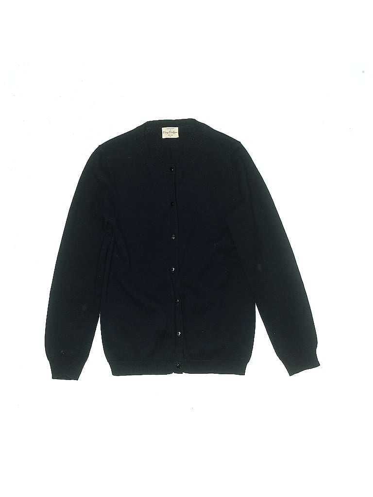 Crewcuts Outlet 100% Cotton Black Cardigan Size 14 - photo 1