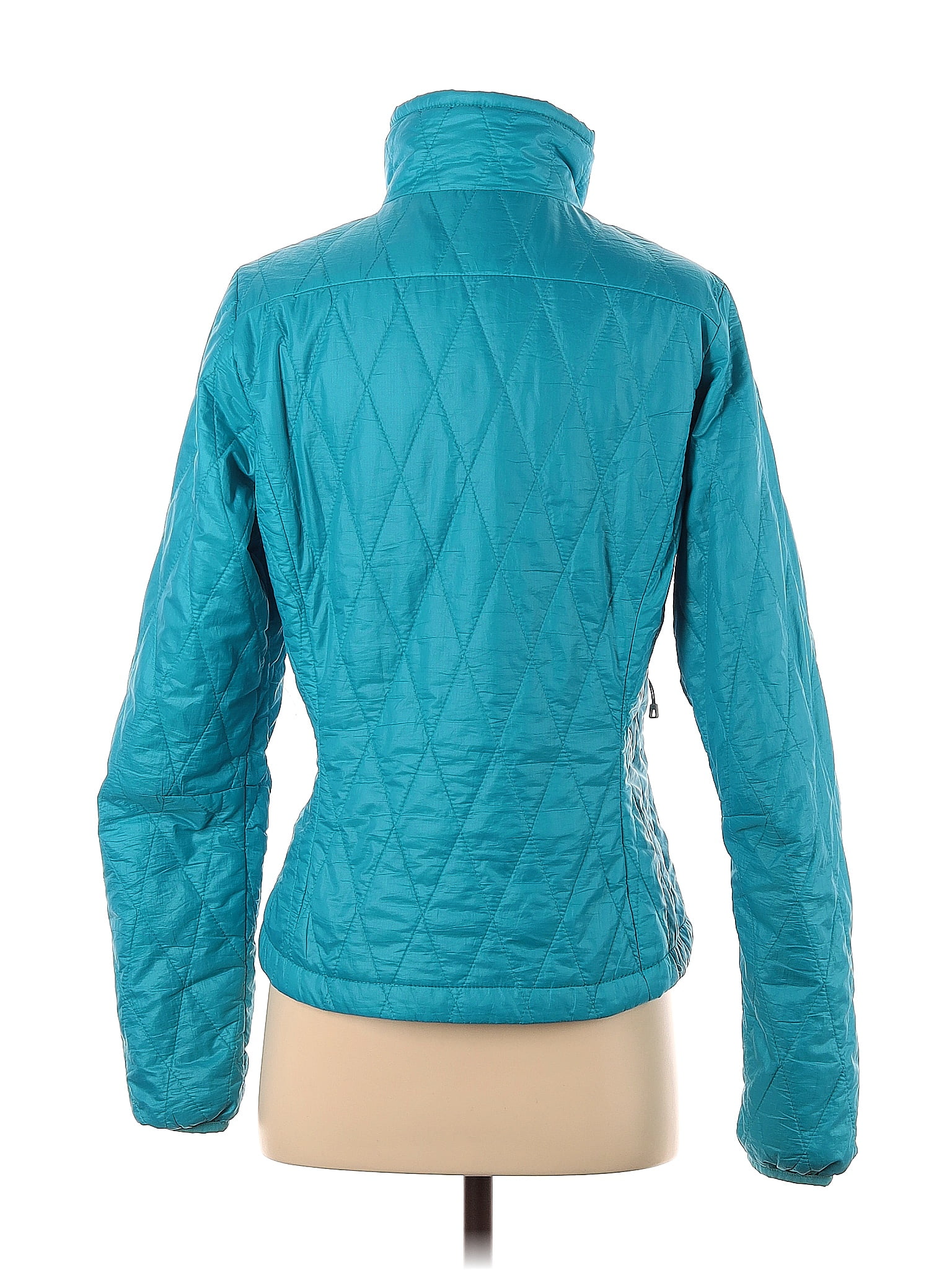 Patagonia 100% Polyester Solid Teal Jacket Size S - 28% off