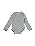 Splendid Solid Tweed Metallic Gray Long Sleeve Onesie Size 6-9 mo - photo 2